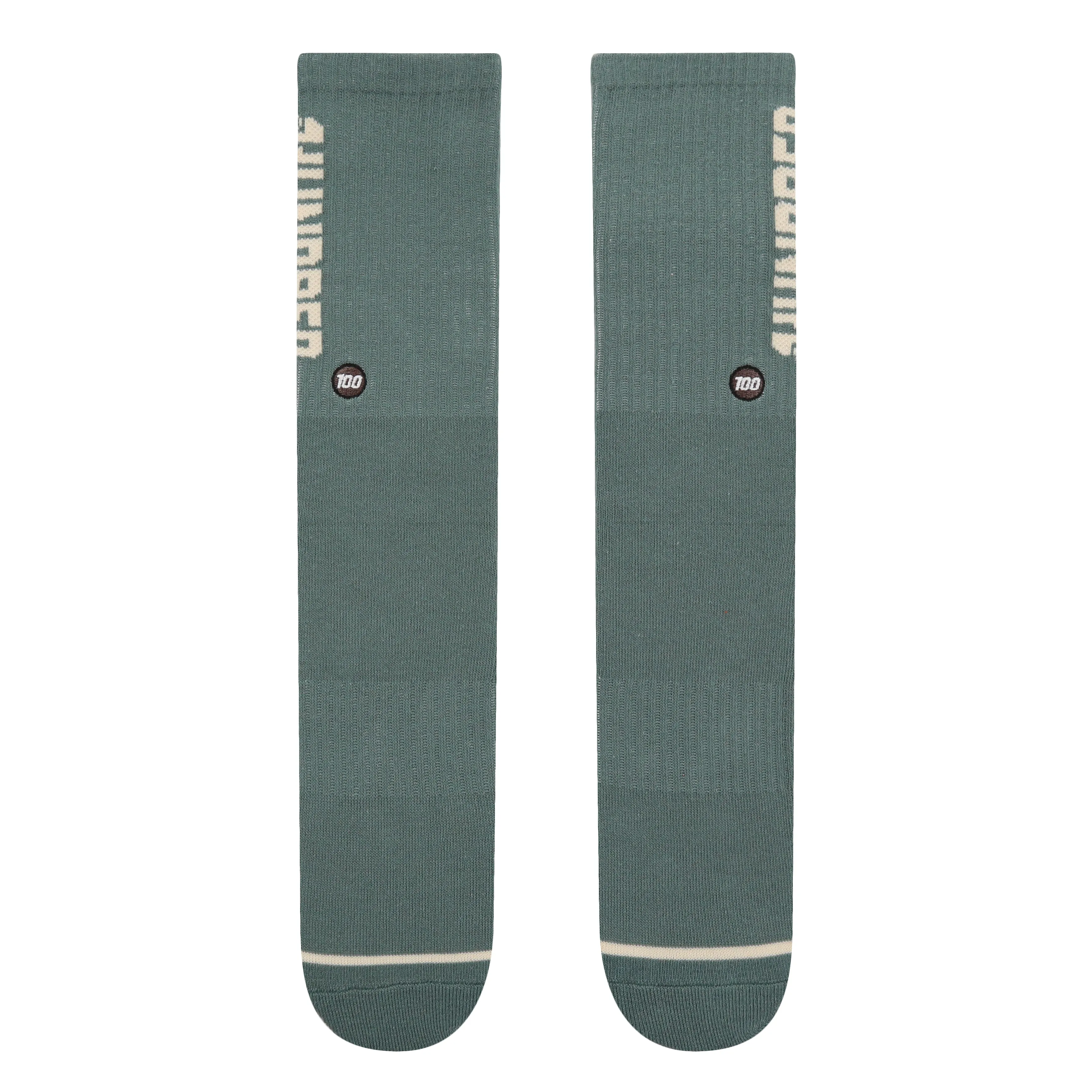 100 Moss Crew Sock