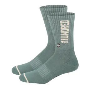 100 Moss Crew Sock