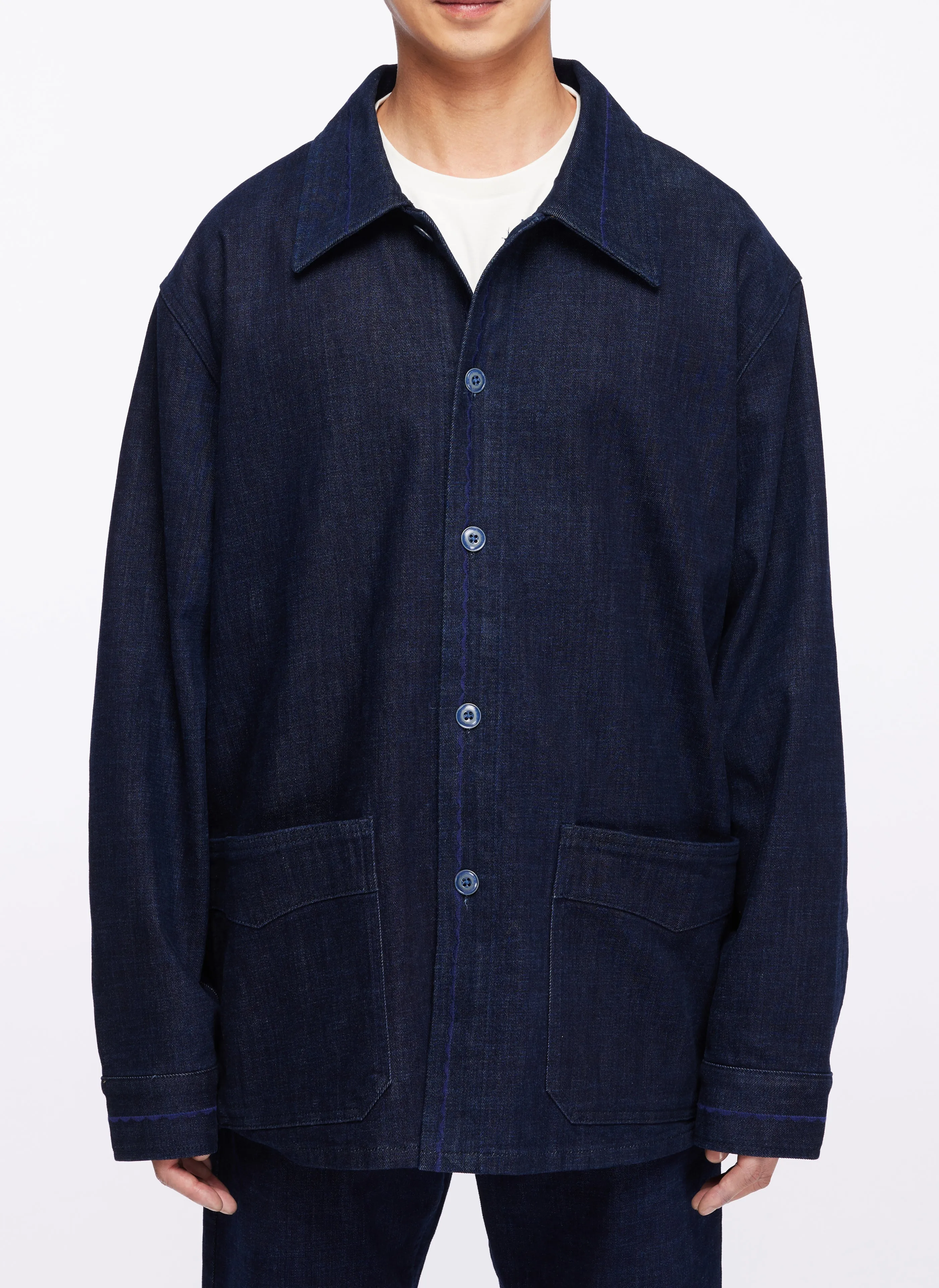 12.5oz Cotton Denim Work Jacket