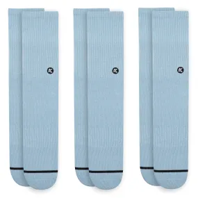 3 Pack Powder Crew Sock