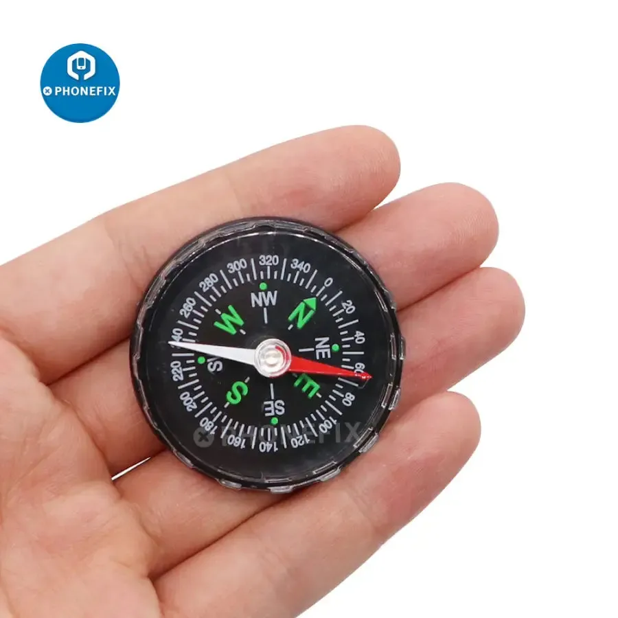 45mm Professional Aluminum Hiking Compass Navigation Tool