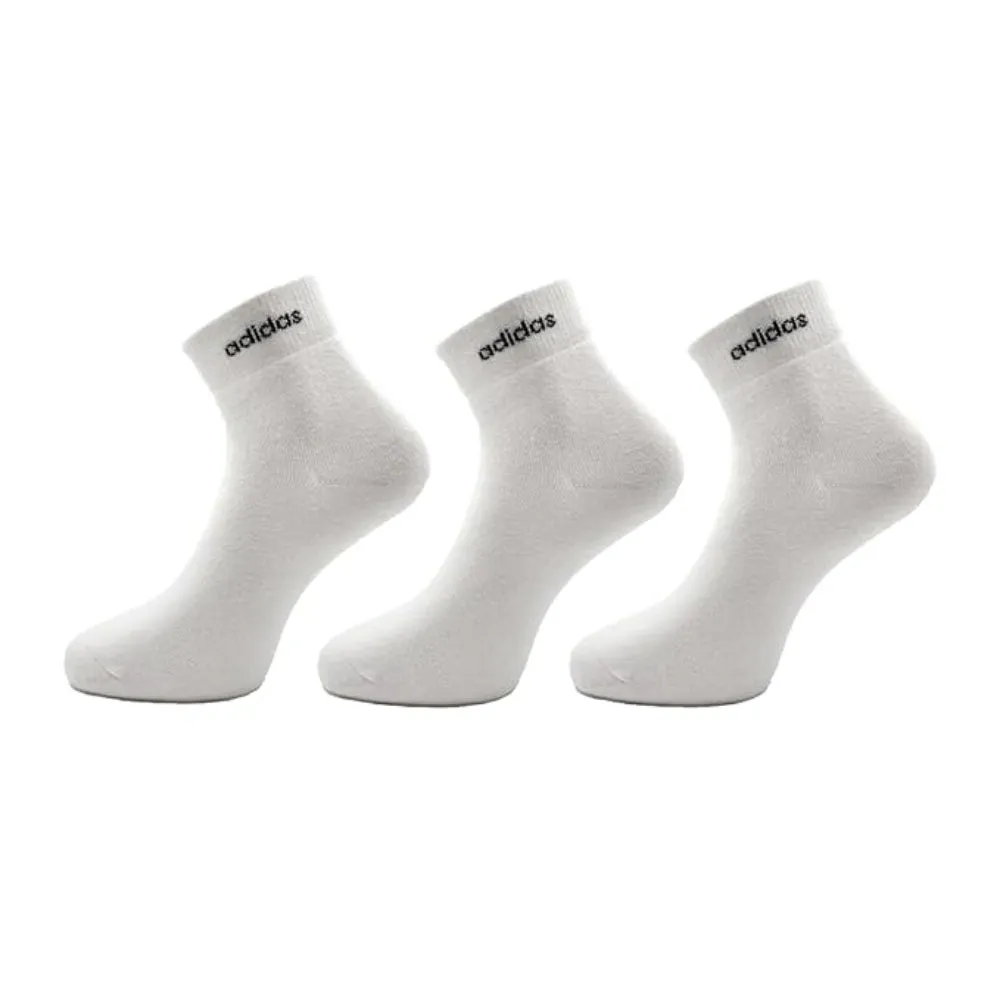 Adidas Men's Full Cushion Ankle Socks (White)