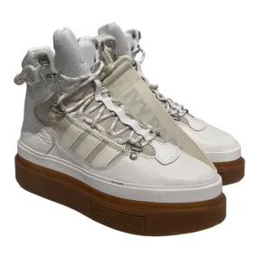 adidas/IVY PARK/Hi-Sneakers/US 8.5/Leather/WHT/SLEEK BOOT