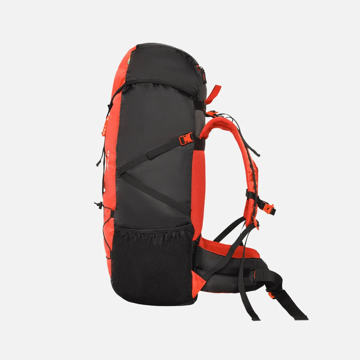 Adventure Worx Kary 55L Hiking Rucksack -Red/Black