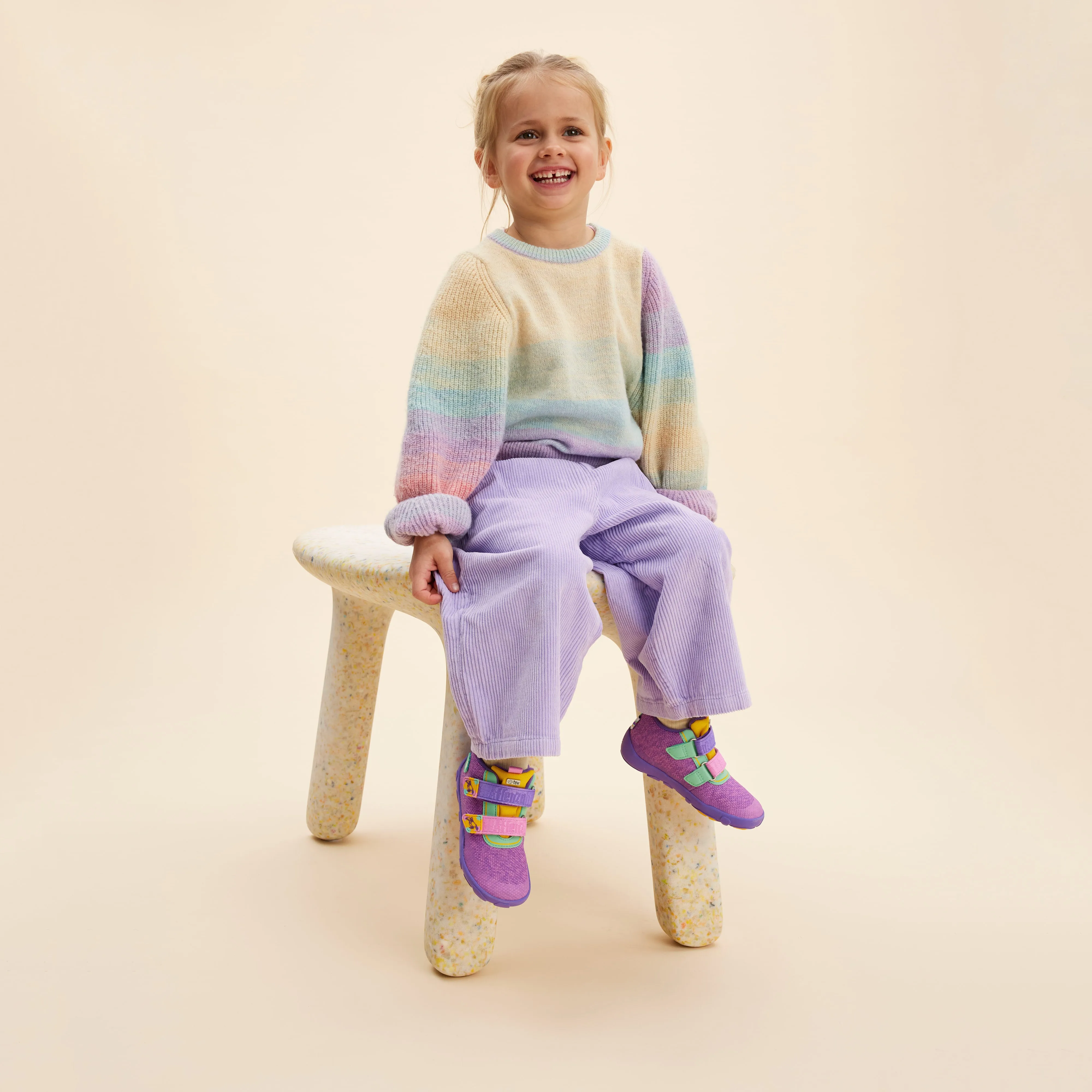 Affenzahn Low Boot Knit Happy - Creative Toucan