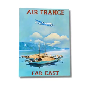 Air France Travel Art Work