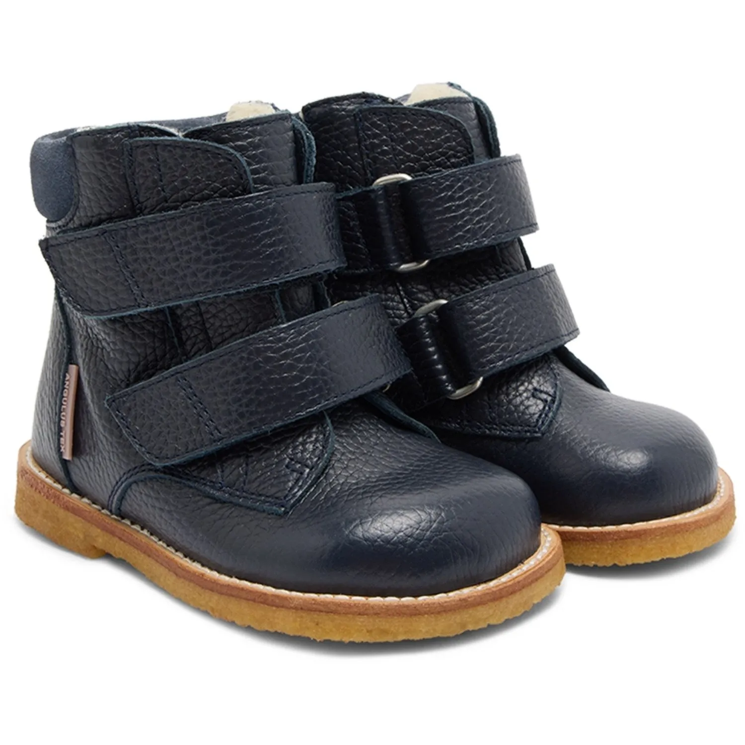 Angulus Navy/Blue Fog Beginners Tex-Boot Med Velcro Closure