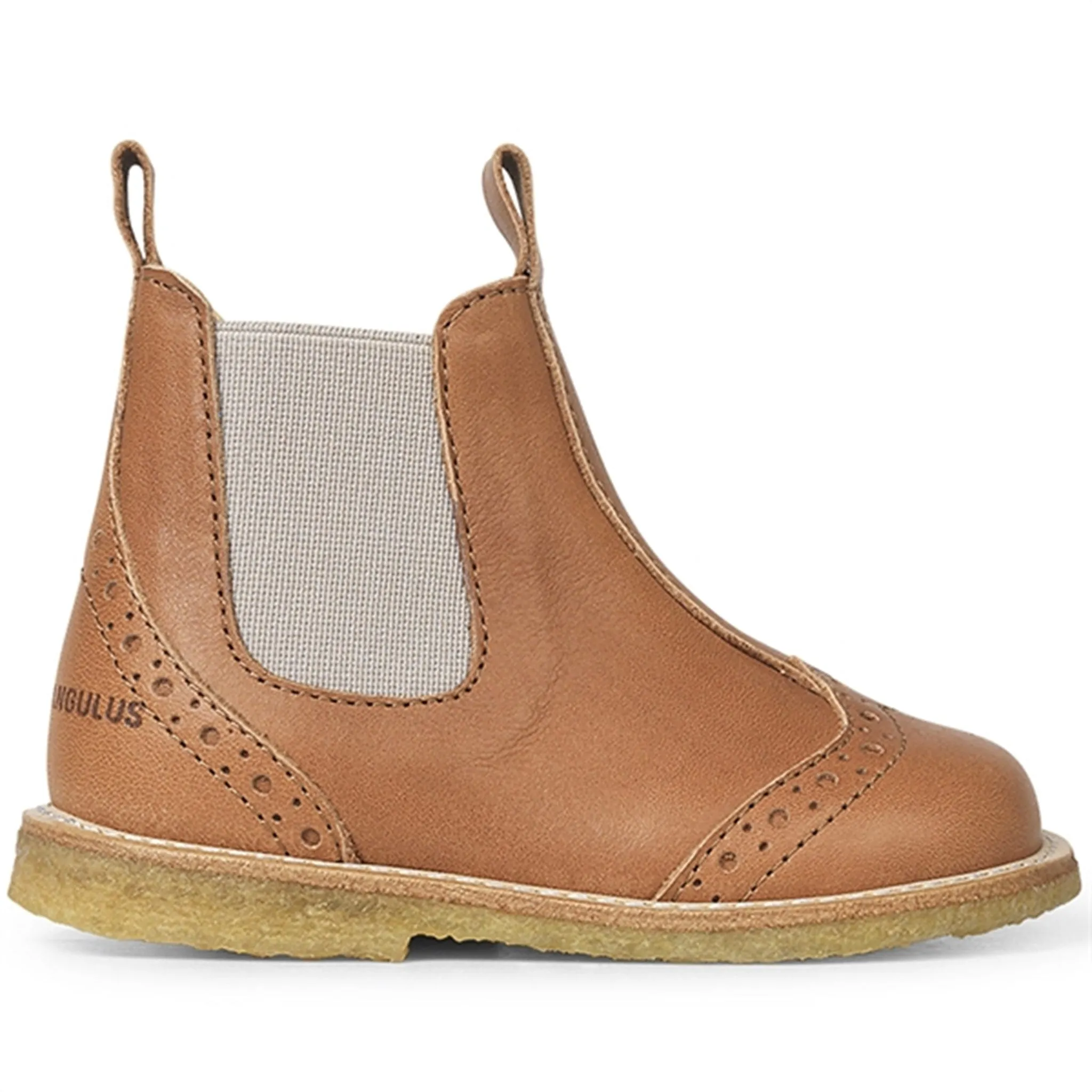 Angulus Starter Boot w. Zip Cognac/Beige 6024-101-7511-1545-010