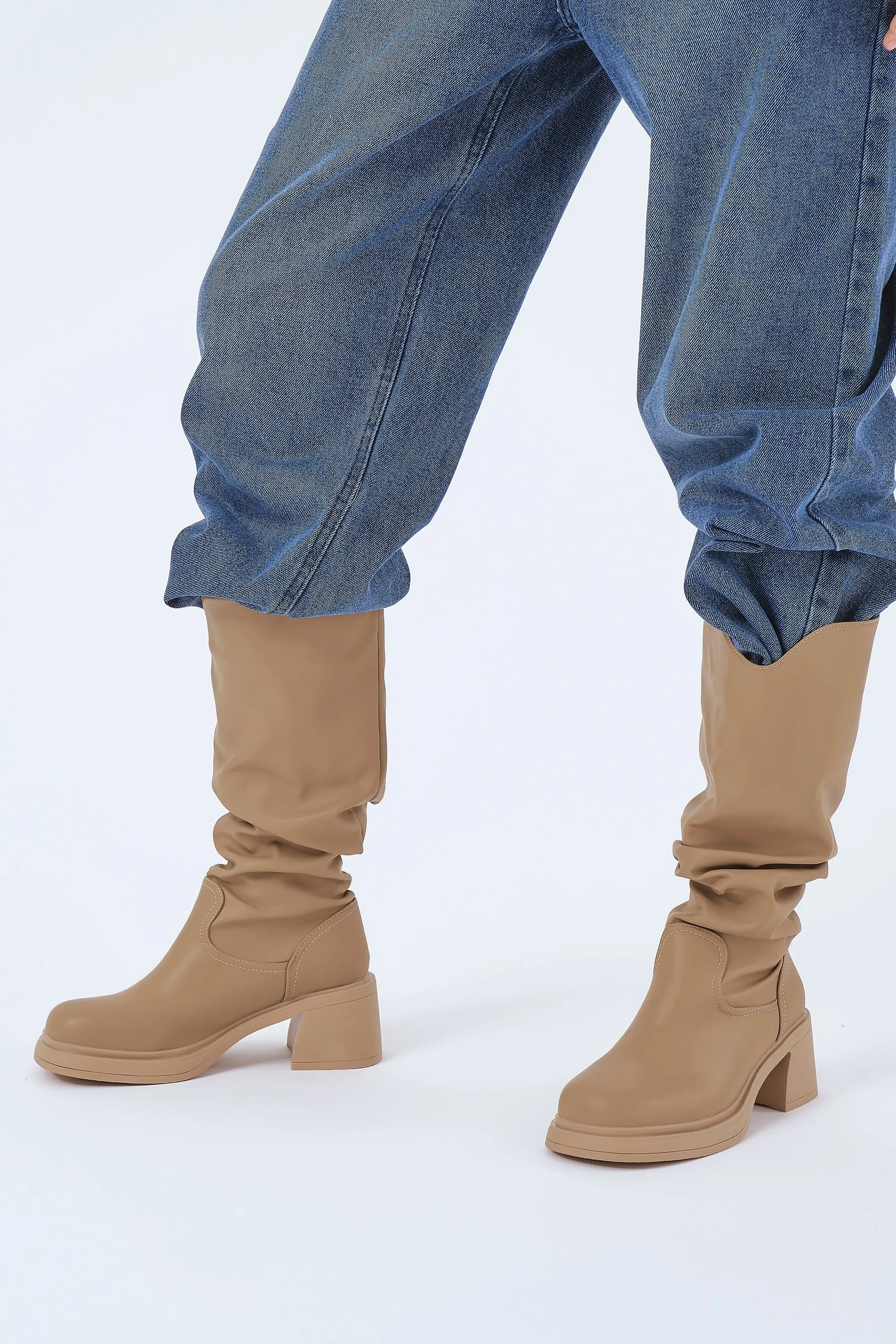 Annie Platform Knee Length Boots