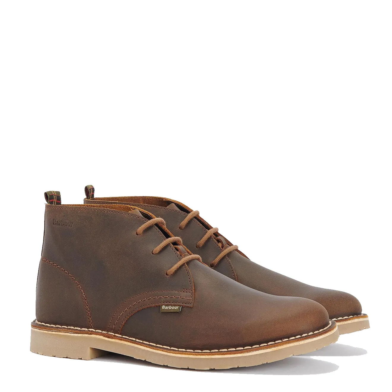 Barbour Siton Desert Boots Classic Brown