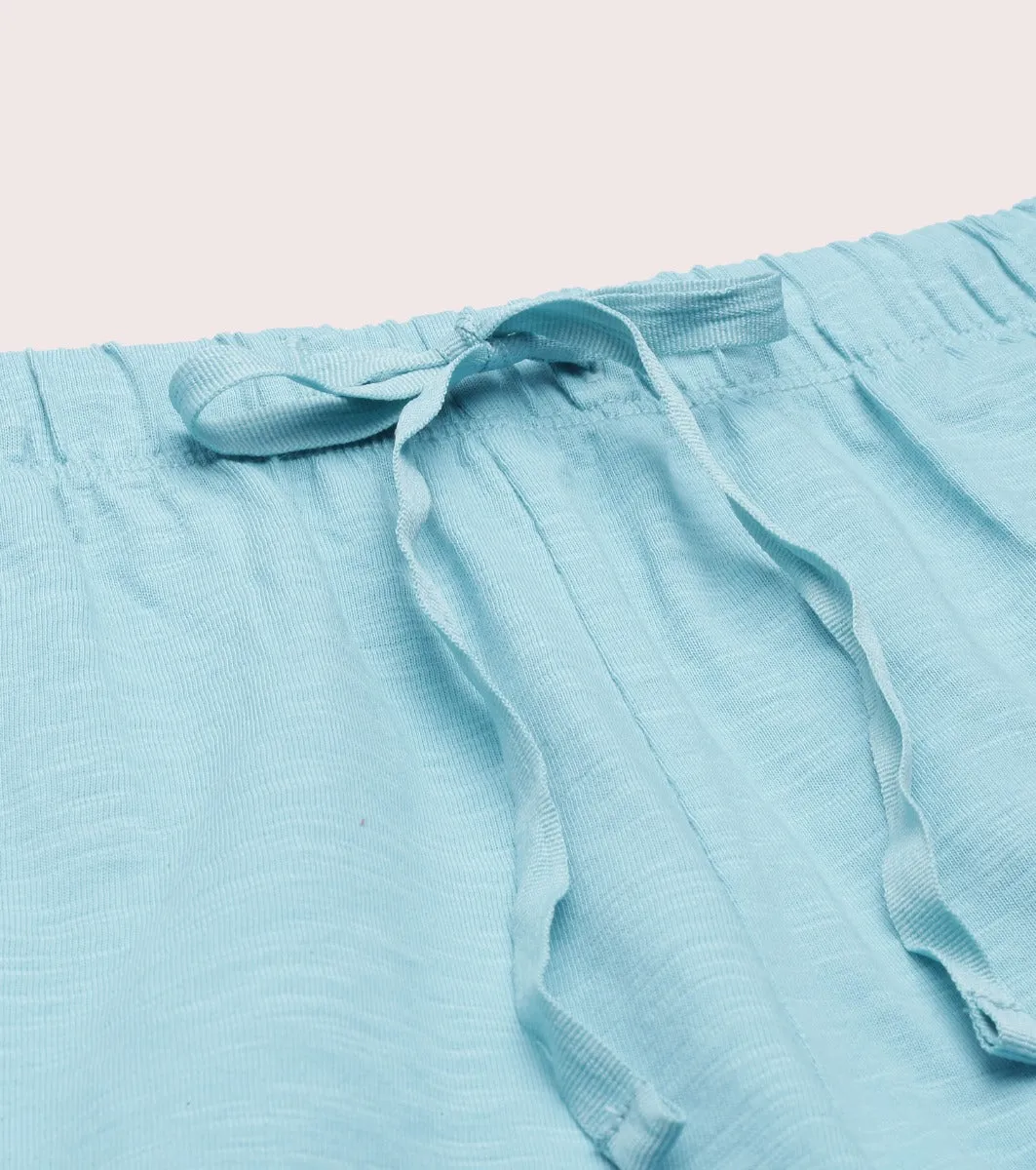 Basic Shorts | Mid-Thigh Length Jersey Shorts With Pockets