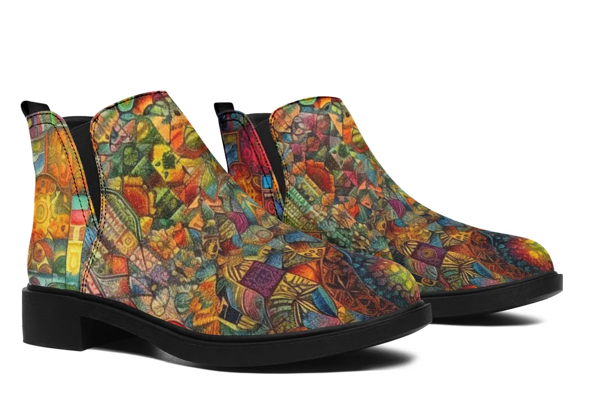 Blotter Patch Art Neat Vibe Boots