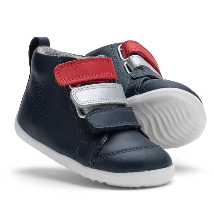 Bobux IWalk IW Hi Court SWITCH Toddlers Leather Boot  Navy NOT RETURNABLE