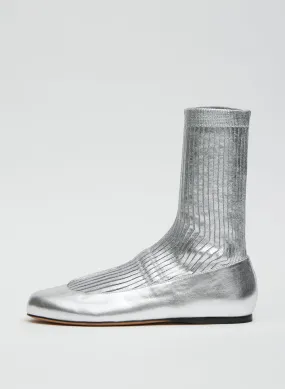 Borg Metallic Sock Shoe