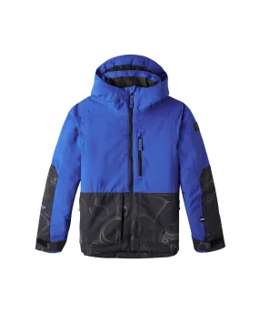 Boy's Texture Snow Jacket - Black Coding