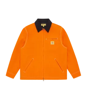 CANVAS LINED WORK JACKET - ORANGE