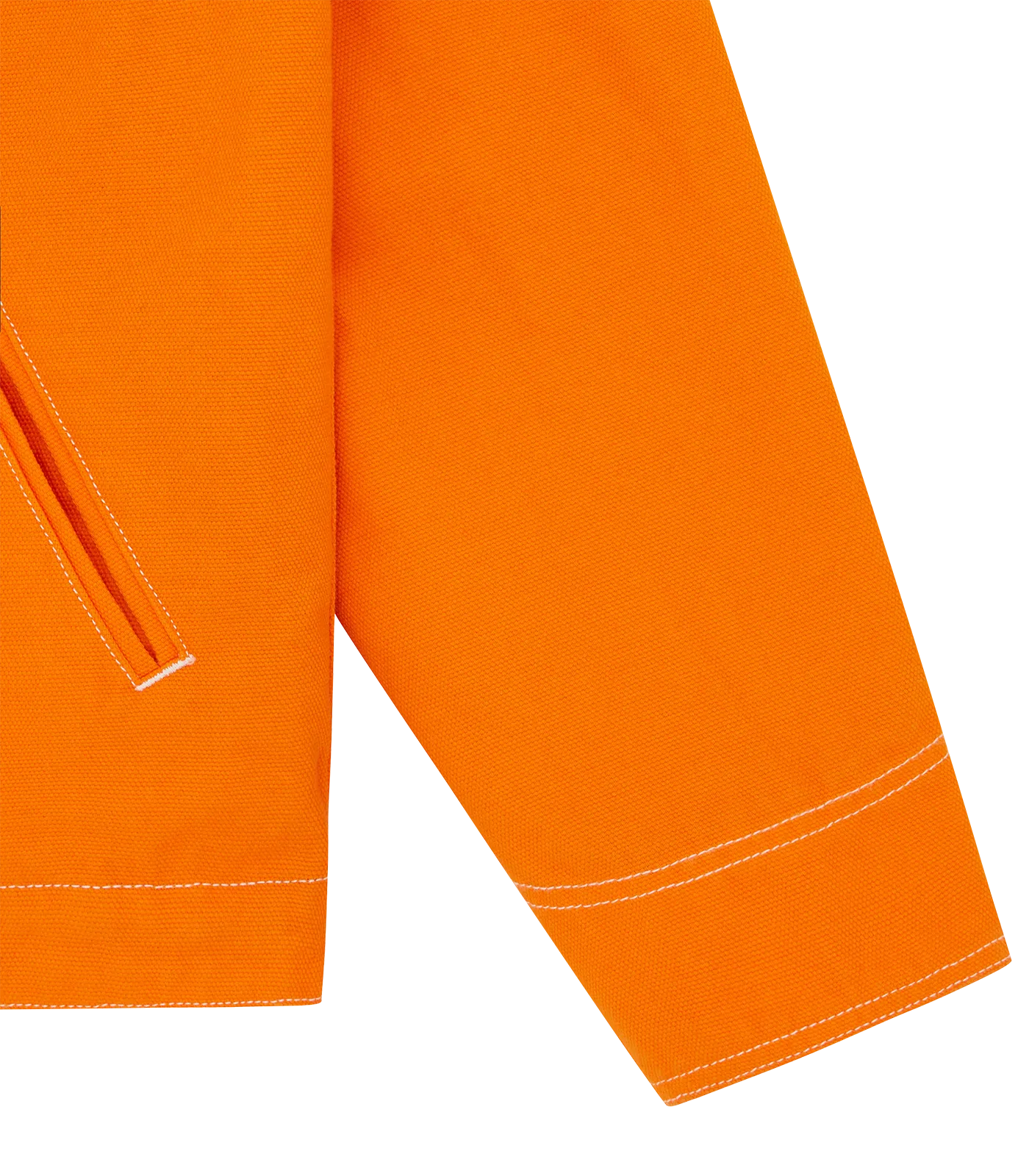 CANVAS LINED WORK JACKET - ORANGE