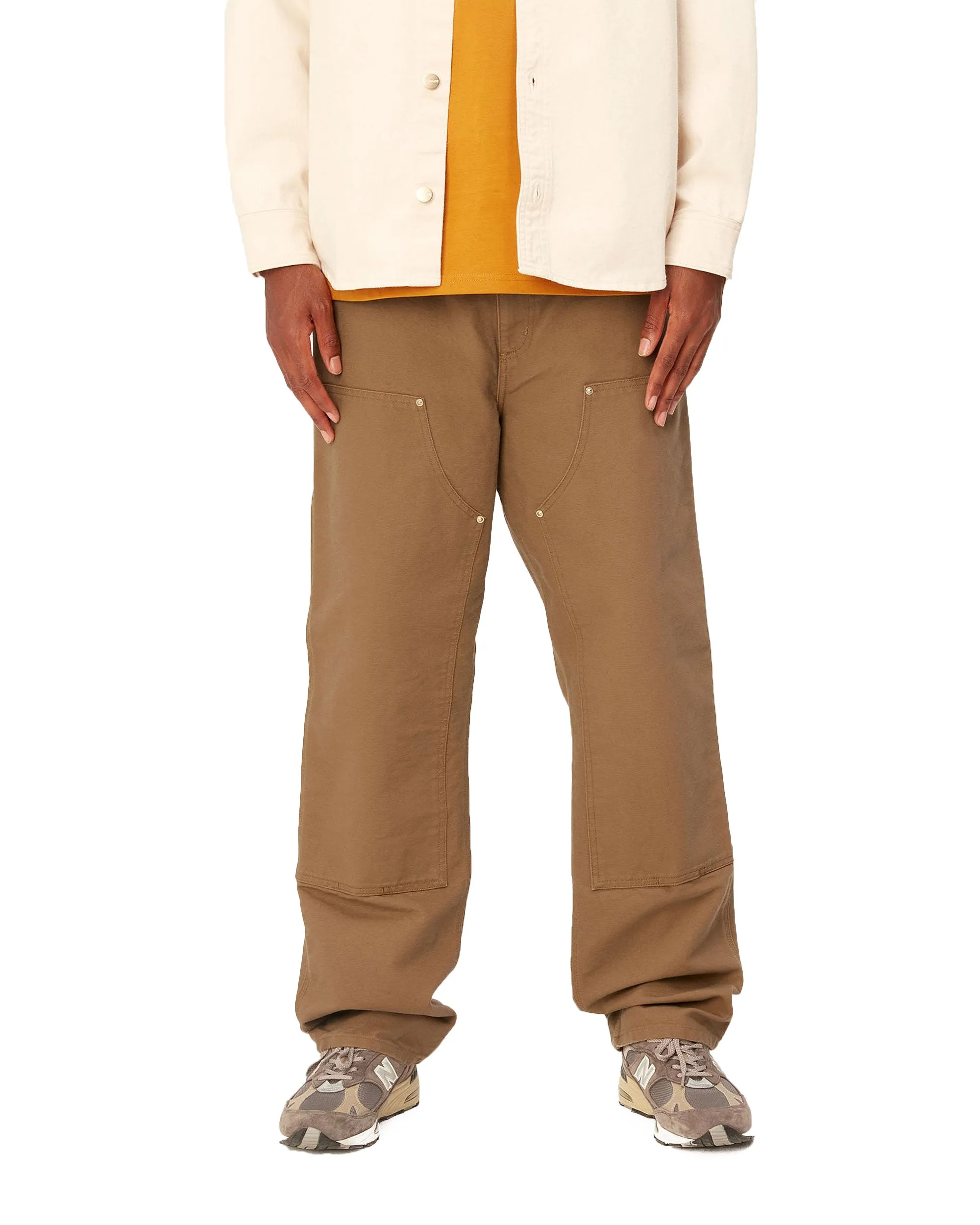 Carhartt Wip Double Knee Pant Hamilton Brown Rinsed