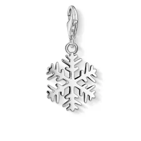 CHARM CLUB STERLING SILVER SNOW CRYSTAL CHARM