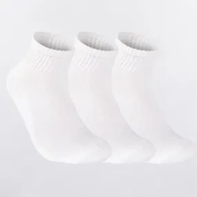 Citylab Men's Athletic Ankle Socks (White) M1013AK