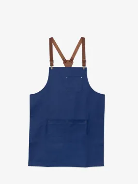 Classic Work Apron in Worker Blue