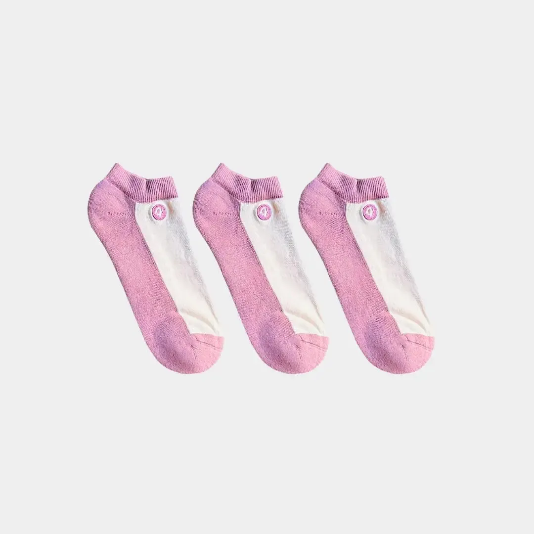 Cool Tones Lightweight Ankle Socks - 98% Organic Cotton