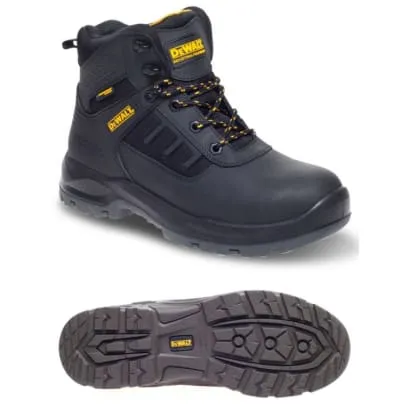 Dewalt Douglas S3 Black Waterproof Safety Boot with Steel Toe Cap and Midsole