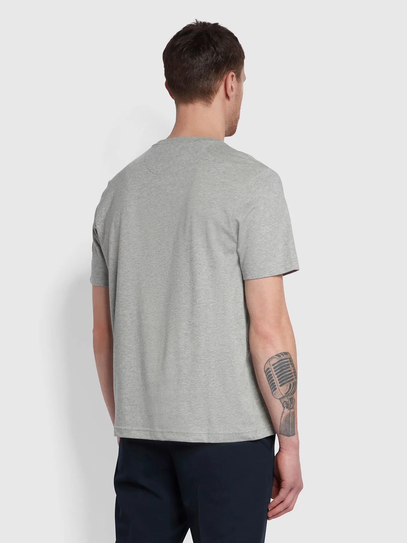 Eddie Short Sleeve T-Shirt In Rain Heather