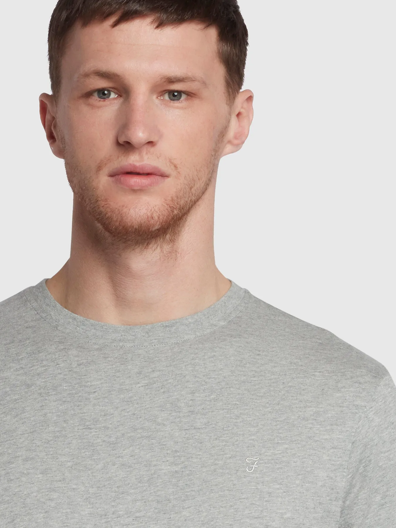 Eddie Short Sleeve T-Shirt In Rain Heather