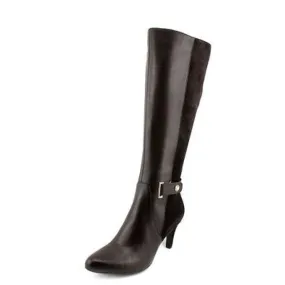 ELLEN TRACY Women's Crush Boot - Black Leather - 8M