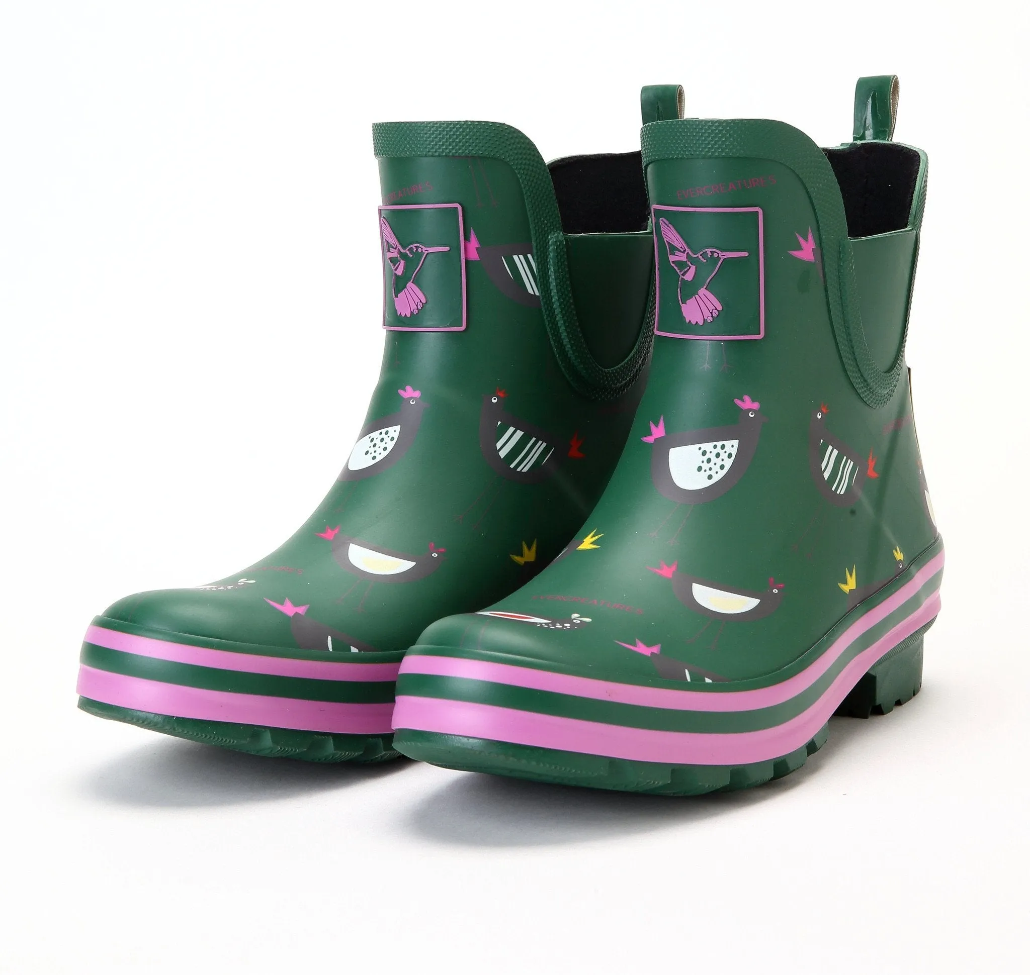 Evercreatures Chicken Meadow Ankle Wellies