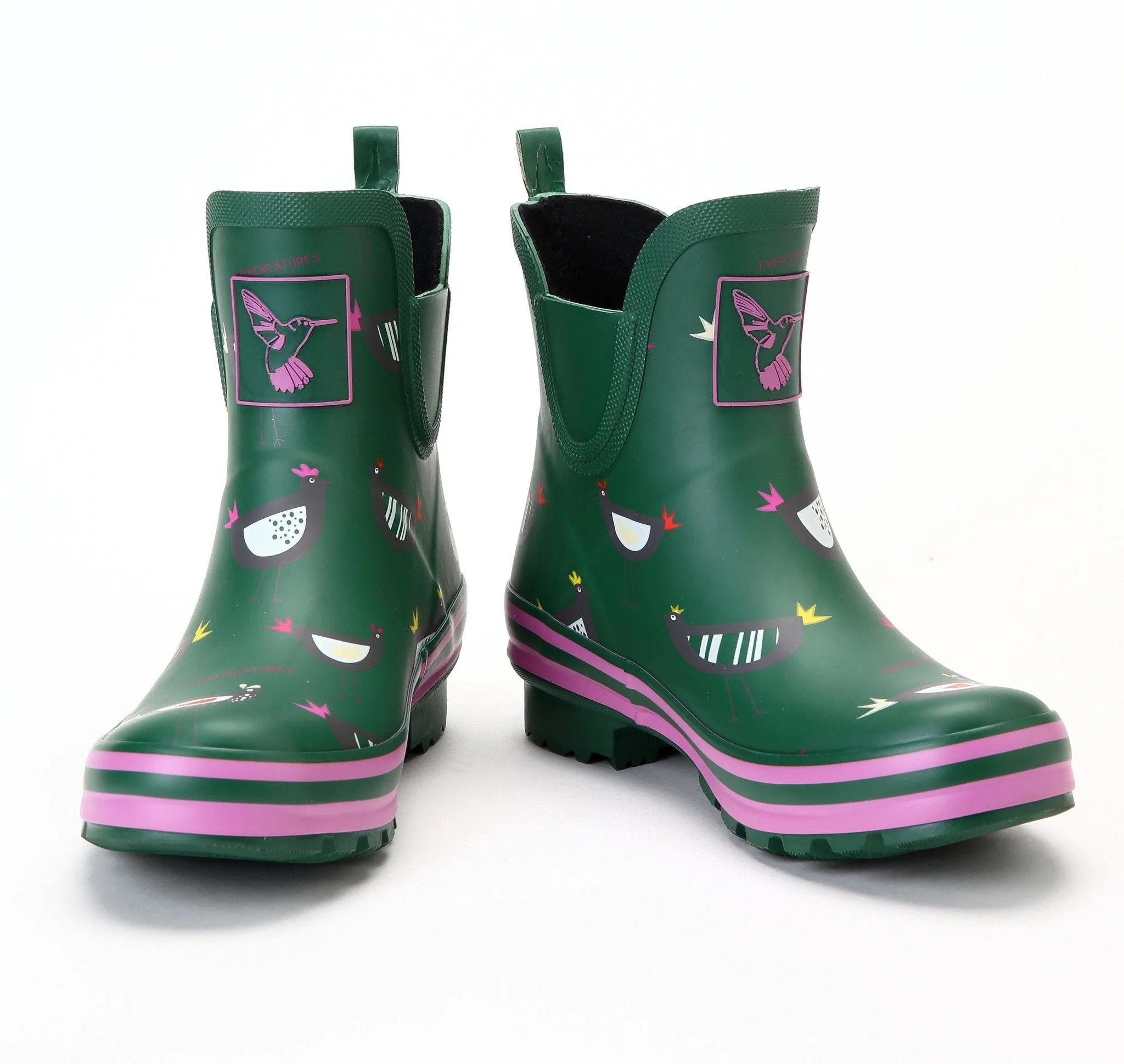 Evercreatures Chicken Meadow Ankle Wellies