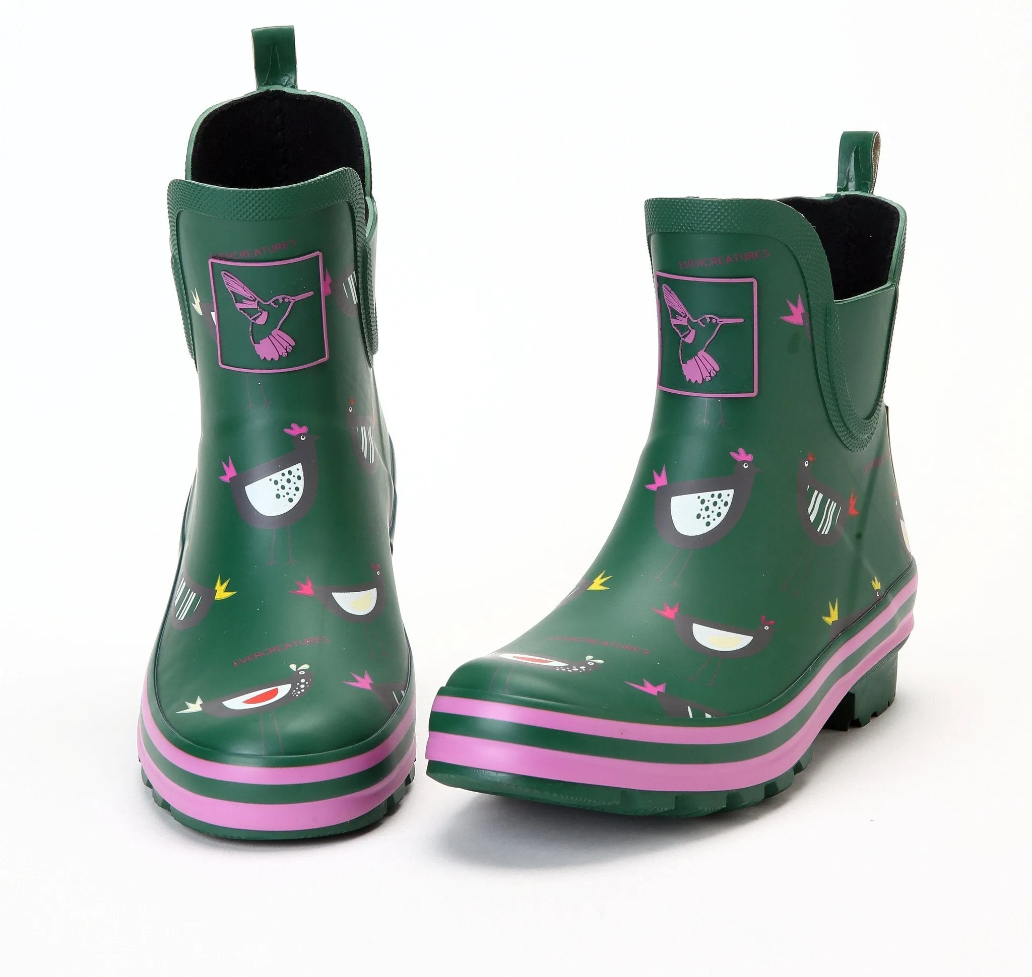 Evercreatures Chicken Meadow Ankle Wellies