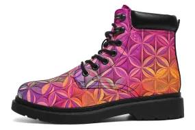 Flower Life Magenta Classic Vibe Boots