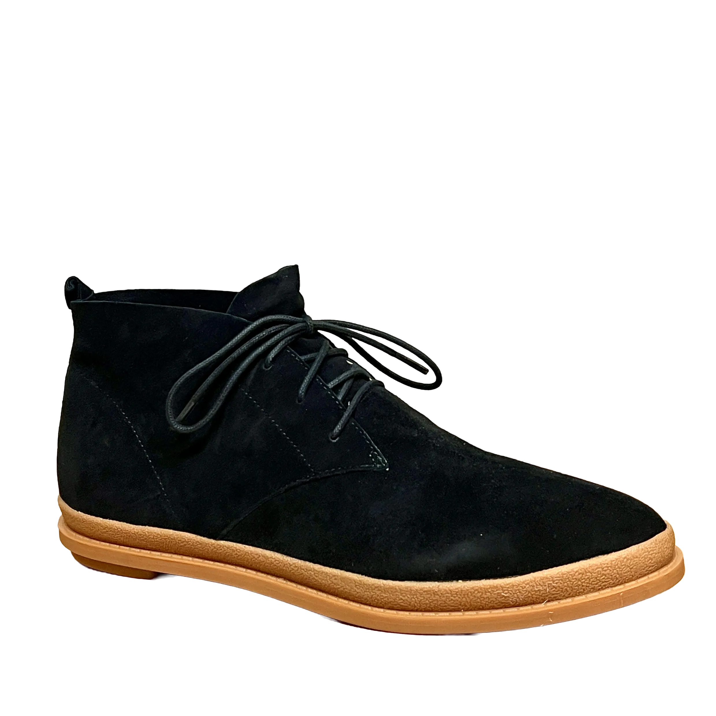 FRENCH CONNECTION Women's Patsie Desert Boot -Black-  Butter Suede