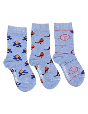 Friday Sock Co. Toddler/Infant/Kids Hockey Socks (Player/Goalie/Rink)