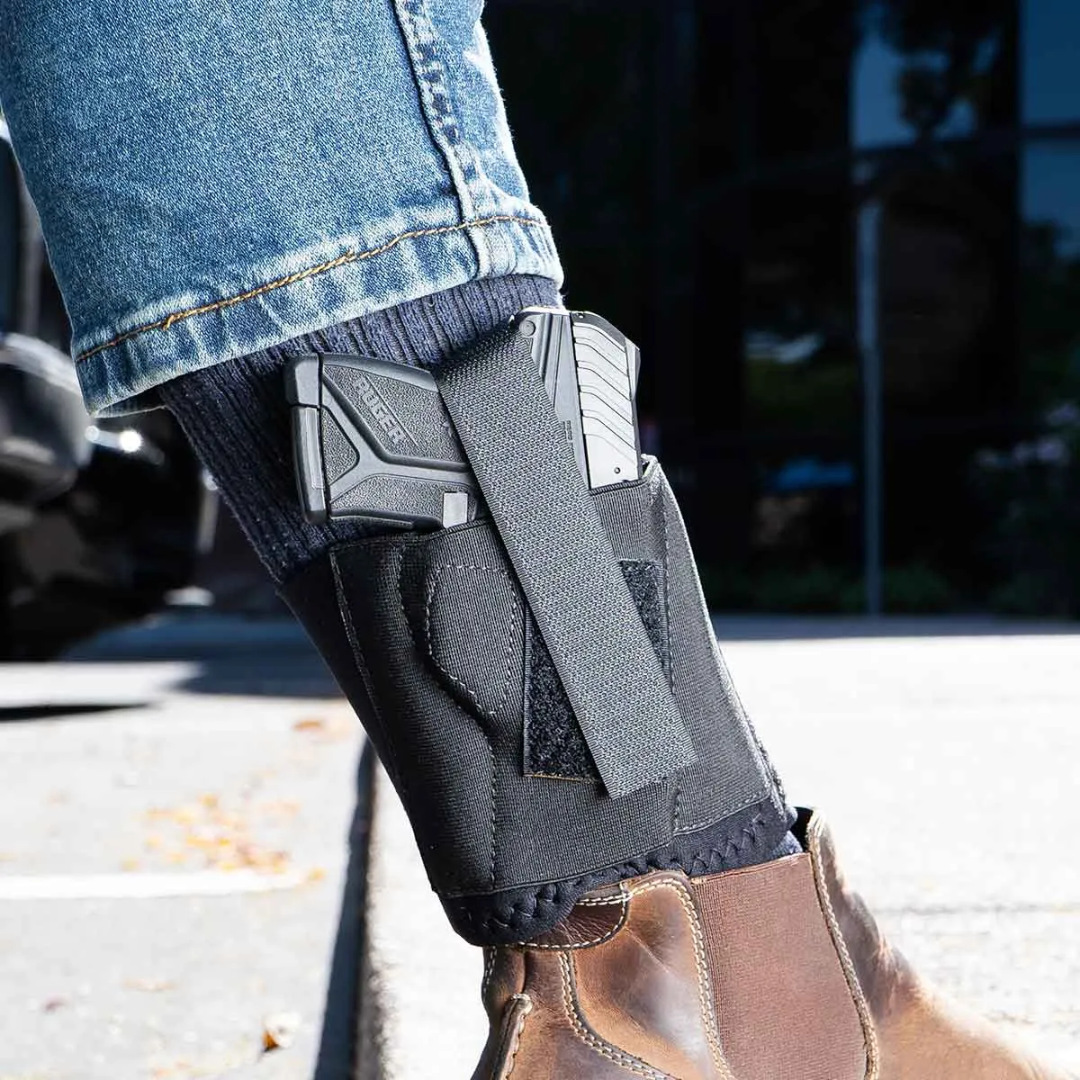 Galco Gunleather Cop Ankle Band Holster