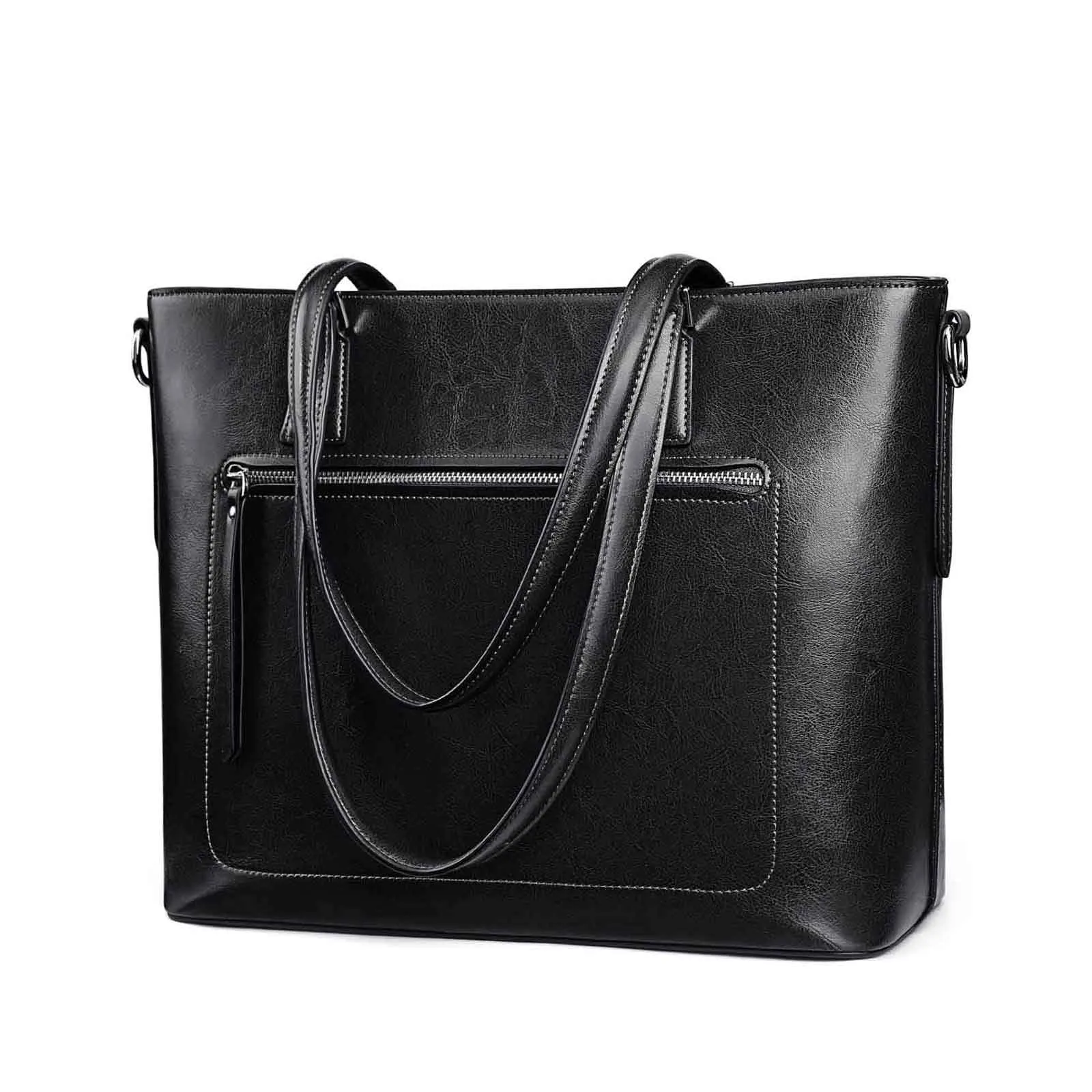 Genuine Leather Work Tote