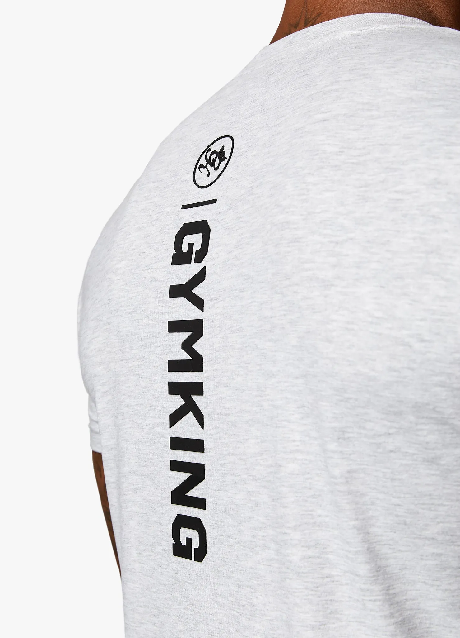 Gym King Aventus Tee - Snow Marl