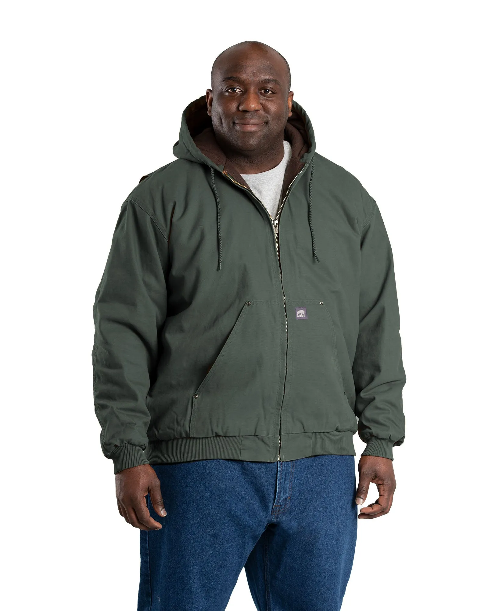 Heartland Washed Duck Hooded Work Jacket