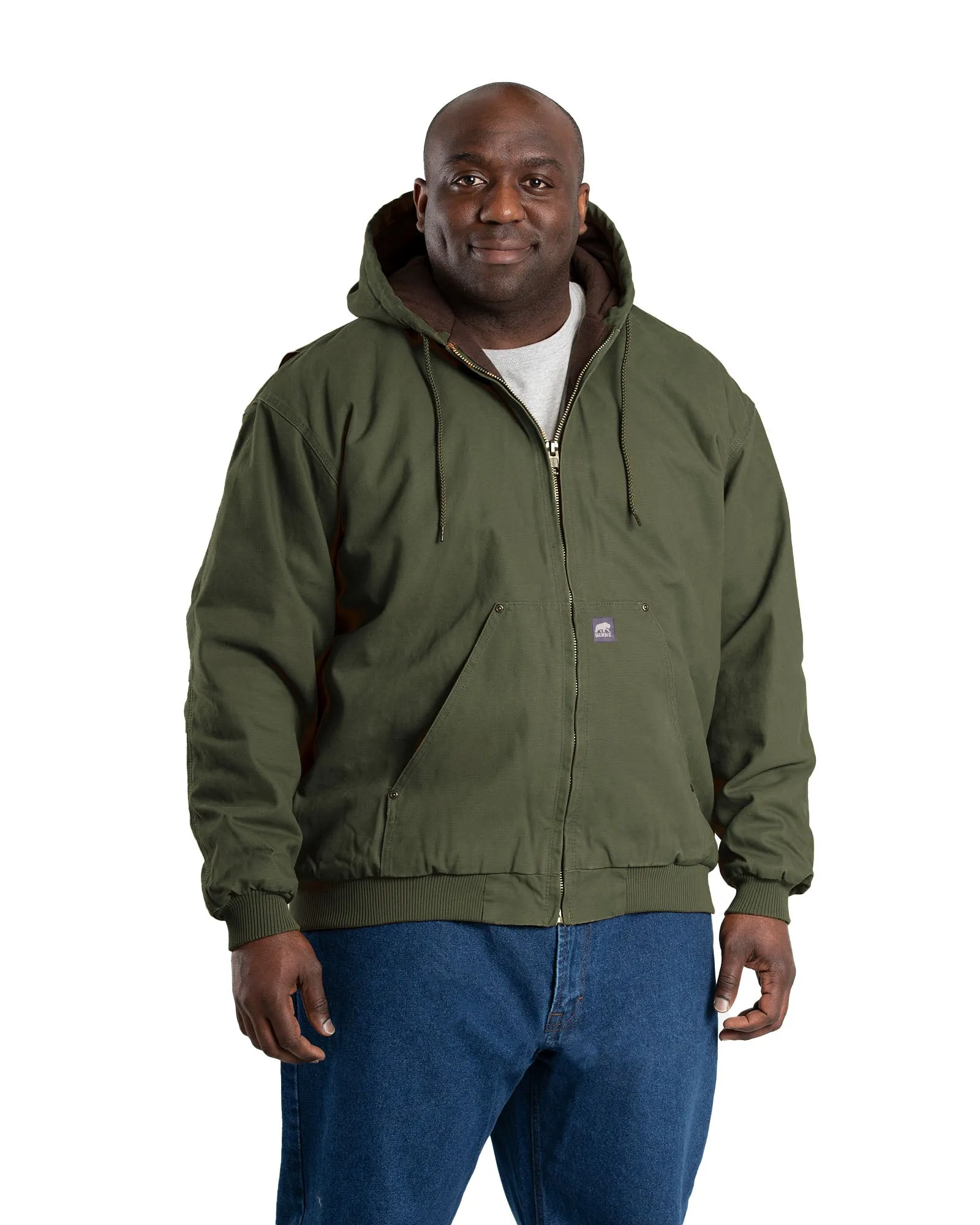 Heartland Washed Duck Hooded Work Jacket