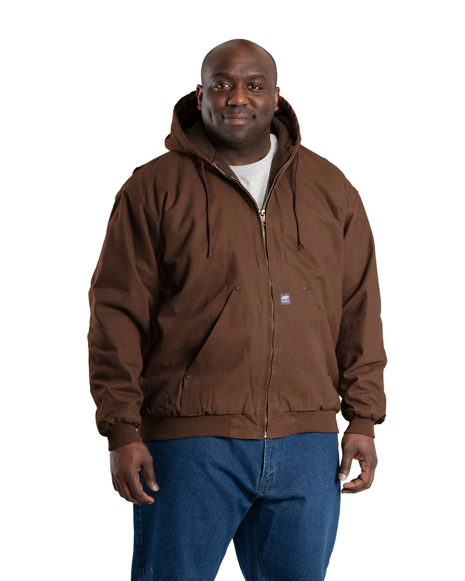 Heartland Washed Duck Hooded Work Jacket