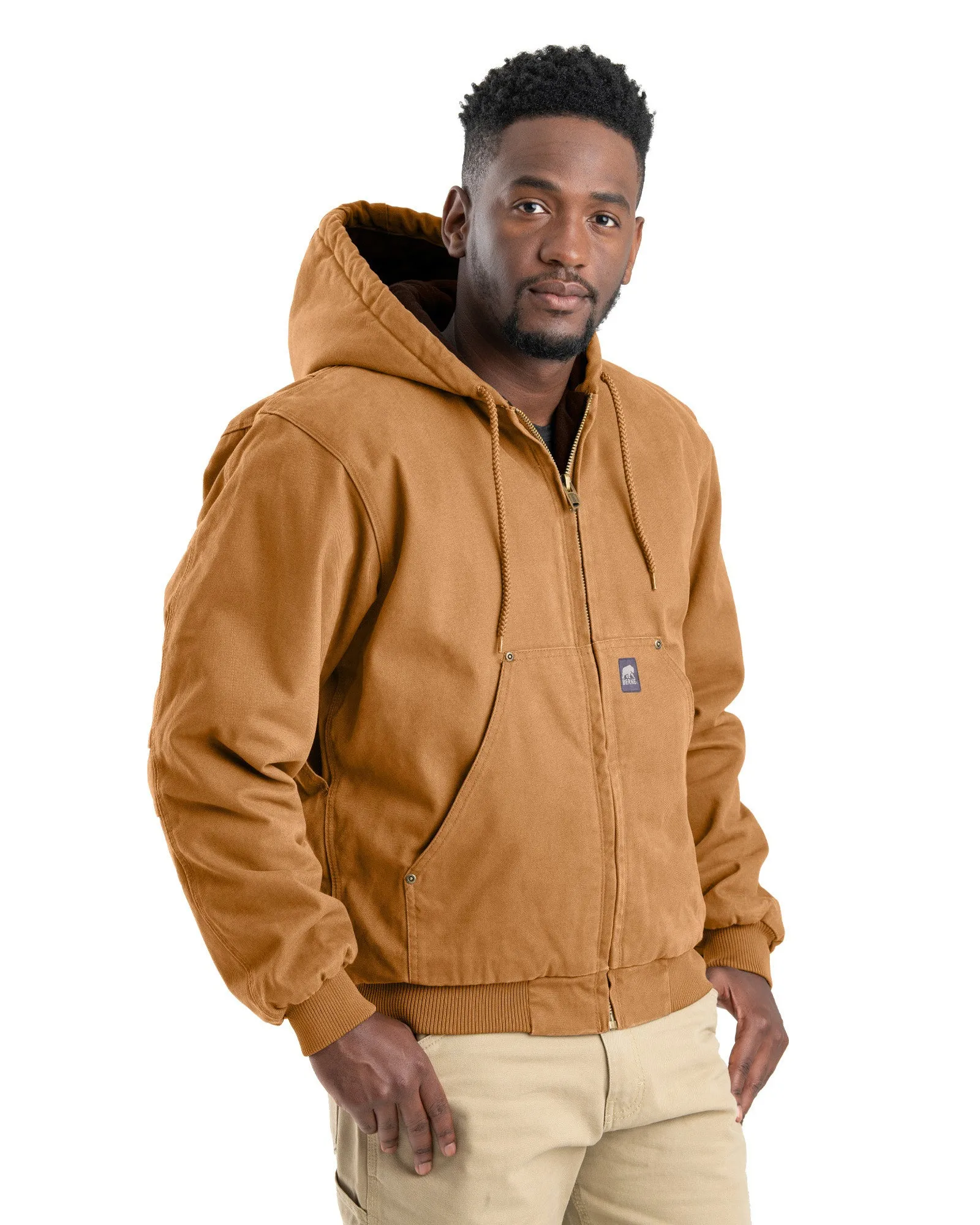 Heartland Washed Duck Hooded Work Jacket