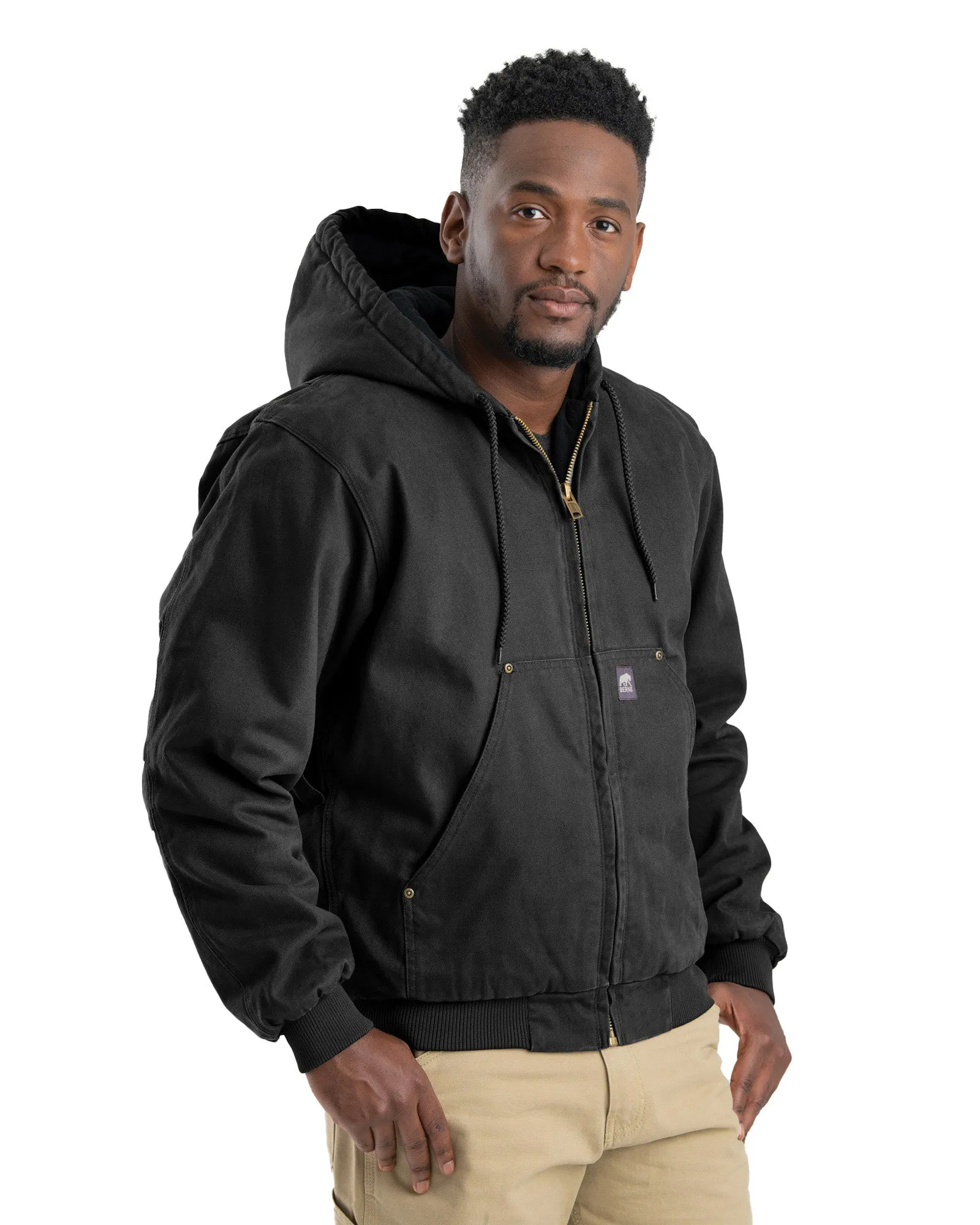 Heartland Washed Duck Hooded Work Jacket