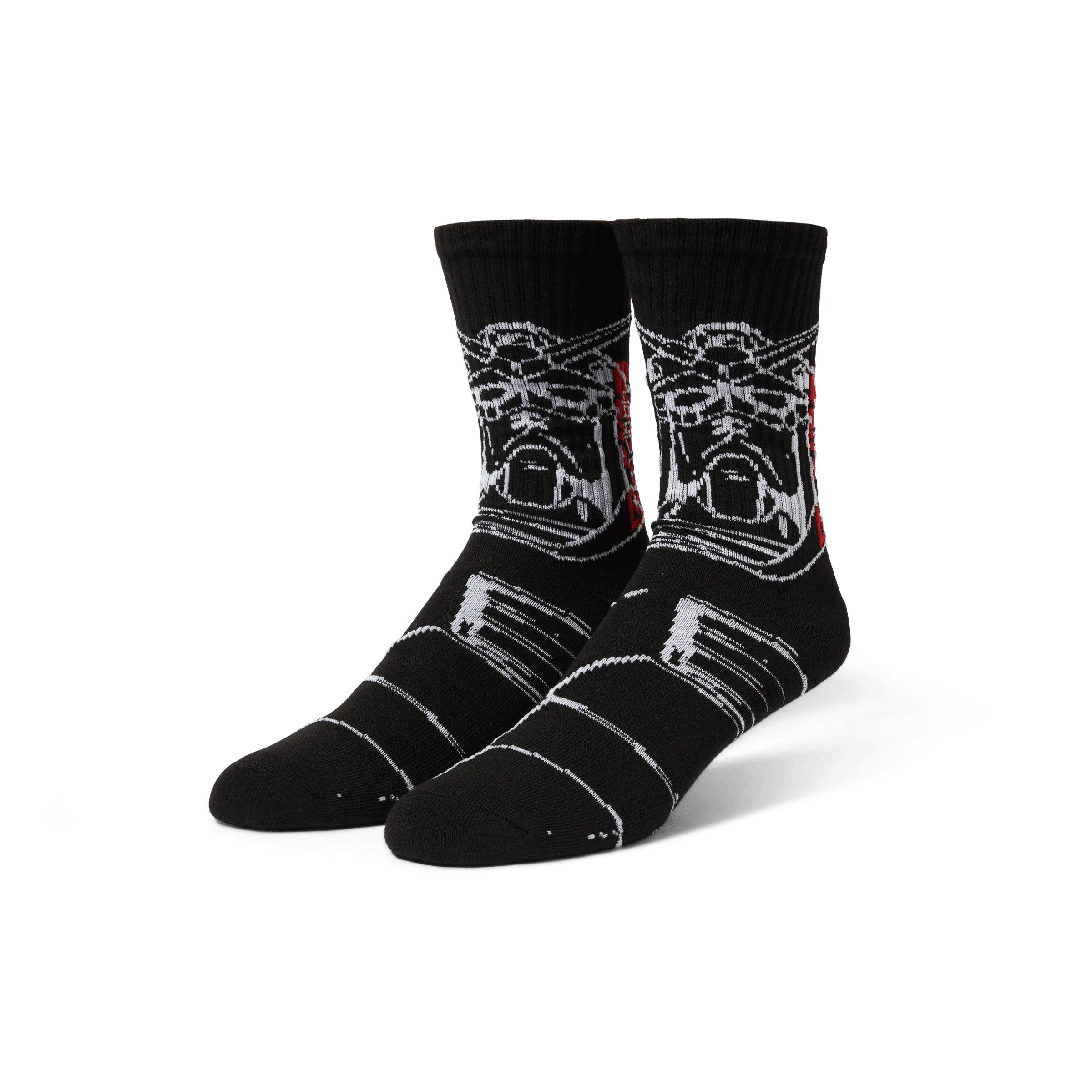 HUF x Gundam RX-78 Glow Crew Sock