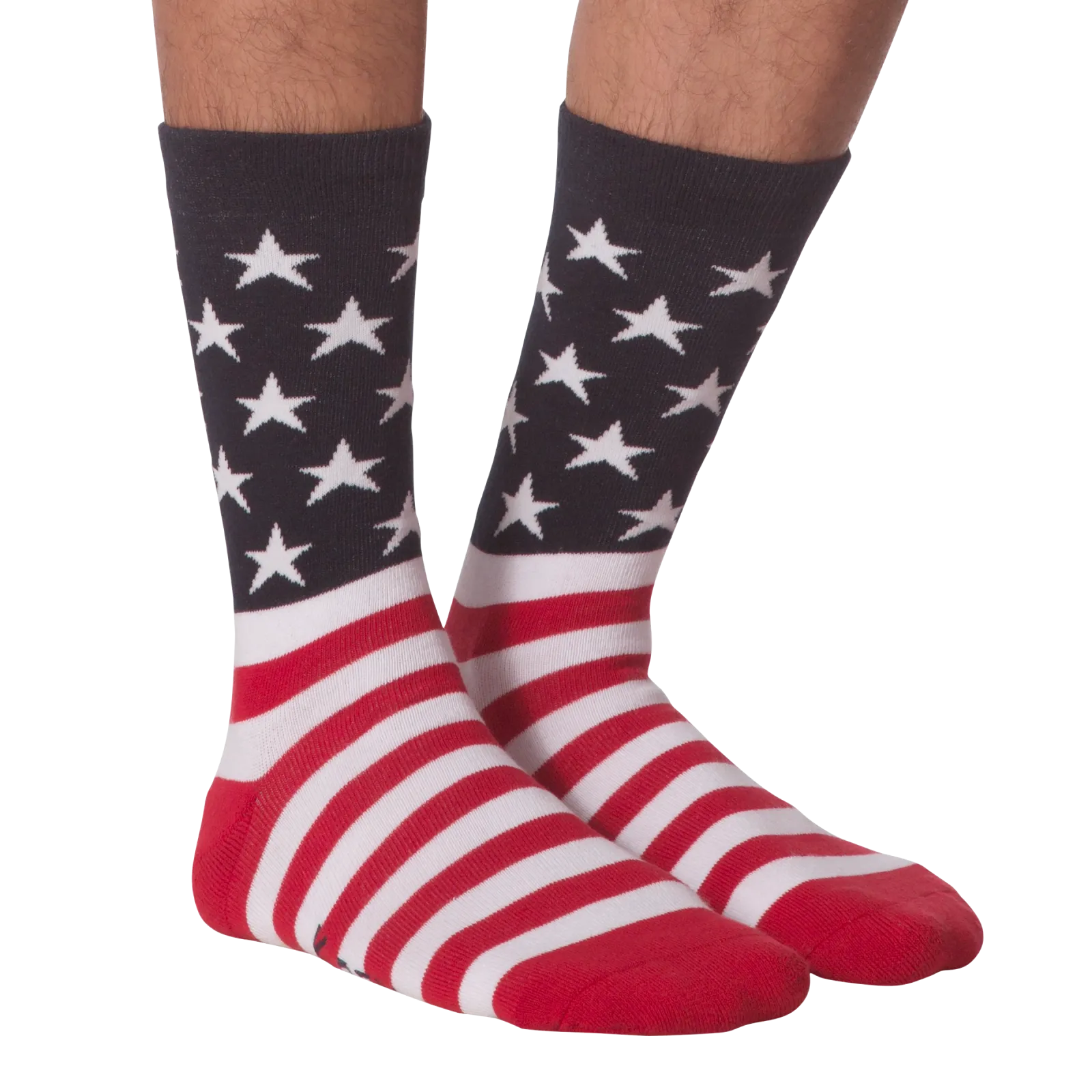 K.Bell Men's American Made Flag Crew Sock