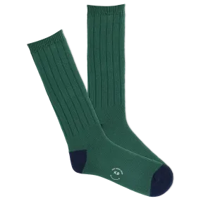 K.Bell Men's Classic Comfort Fit Ribbed Crew Sock