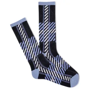 K.Bell Men's Frances Plaid Active Crew Sock