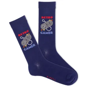 K.Bell Men's Retro Gamer Crew Sock