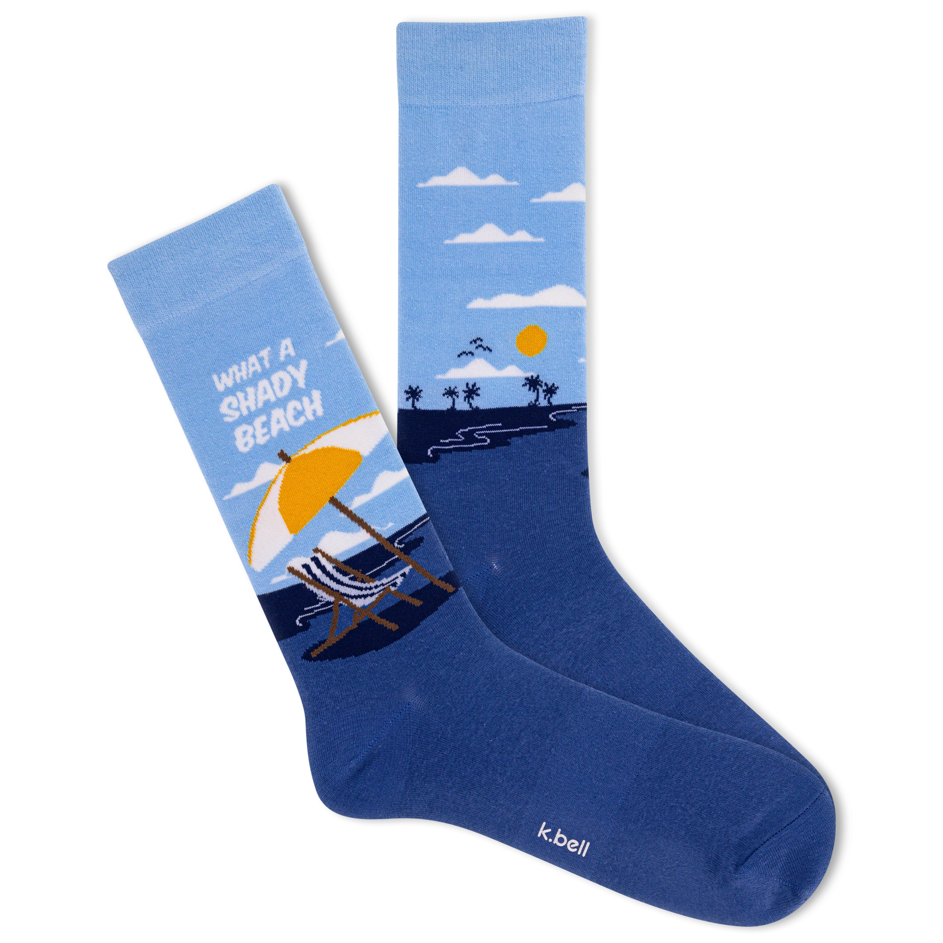 K.Bell Men's Shady Beach Crew Sock